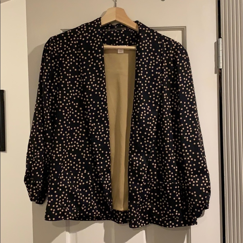 Xhilaration Polka Dot Blazer